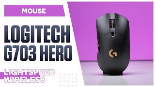 LOGITECH G703 HERO LIGHTSPEED  QUICK REVIEW [upl. by Akenehs]