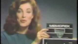 Memorex VHS Tapes Ad from 1982  Is It Live Or Is It Memorex [upl. by Ellerrehc]