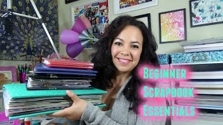 Beginner Scrapbooking Basic Tools amp Supplies [upl. by Juta716]