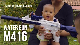 Water Gun M416 Mainan Pistol Air Buat Anak [upl. by Koblick]