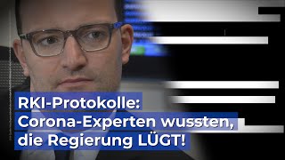 RKIProtokolle CoronaExperten wussten die Regierung lügt [upl. by Caras396]