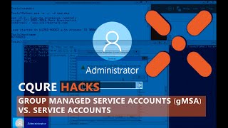 Hacks Weekly 1 Group Managed Service Accounts gMSA vs Service Accounts and how to use them [upl. by Silliw]