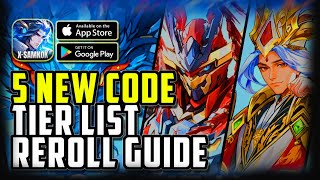 Tier List Reroll Guide XSamkok Bluestacks Global Launch Gameplay [upl. by Gardy]