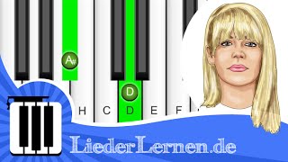 Luxuslärm  Atemlos  Klavier lernen  Musiknoten  Akkorde [upl. by Nylinnej]