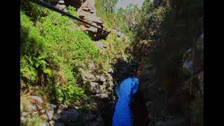 Long Narrow Canyon Zipline in Tsitsikamma South Africa [upl. by Ilona548]