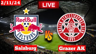 Salzburg vs Grazer AK  Bundesliga  Fifa Live Match Score Today HD [upl. by Sabir]