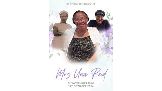 In Loving Memory of Mrs Una Reid [upl. by Akinajnat]