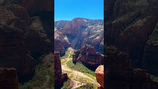 Scout lookout view on the way to Angeles landing Zion national park [upl. by Aranahs]