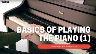 Basics of Playing Piano Seating and Posture 1 [upl. by Immanuel]