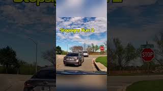 Stop Sign Runner Surprise [upl. by Liw]