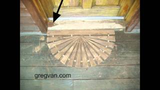 Wood Door Threshold Tips  House Maintenance And Damage [upl. by Ysied]