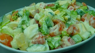 The best Salad Ive ever made Easy Quick and delicious [upl. by Nattie]