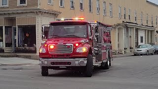 Richfield springs engine 1713 responding to a structure fire 31824 firetruck ambulance police [upl. by Althee]