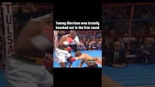 Tommy Morrison BRUTALLY KNOCKED OUT‼️ [upl. by Ttessil]