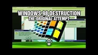 Vinesauce Joel  Windows 98 destruction [upl. by Conni]