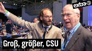 Maxi Schafroth übernimmt den CSUParteitag  extra 3  NDR [upl. by Nnylhsa]