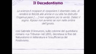 Il decadentismo [upl. by Lashonde]