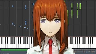 Last Game  SteinsGate 0 シュタインズ・ゲート ゼロ ED Piano Synthesia [upl. by Sanez]