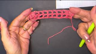 How to filet crochet L❤️ve part 1 crochet [upl. by Fransen]