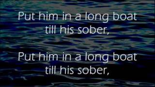 Drunken Sailor  Irish Rovers  Lyrics [upl. by Vanessa839]