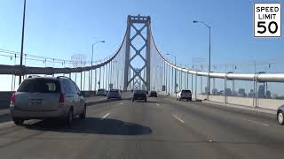 Crossing the Old San FranciscoOakland Bay Bridge [upl. by Royall330]