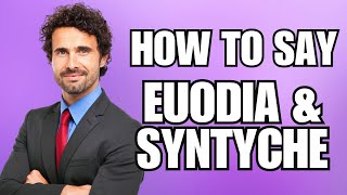 How To Pronounce Euodia amp Syntyche Correctly [upl. by Snashall]