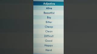 Common Adjectives and their Antonymseducation english lessonlearning [upl. by Alphard]