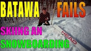 Ski An Snowboard FAILS Batawa Ontario [upl. by Lenneuq29]