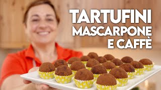 TARTUFINI MASCARPONE E CAFFÉ Ricetta Facile in 3 Minuti  Fatto in Casa da Benedetta [upl. by Coonan]