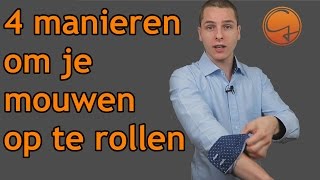 Hoe rol je mouwen op  4 manieren om je mouwen op te stropen [upl. by Crist]