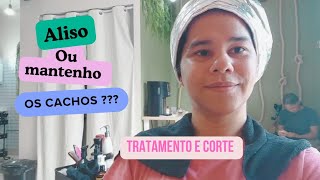 Cuidando dos Cachos vlog no salão cachos trans cuidado [upl. by Seow824]