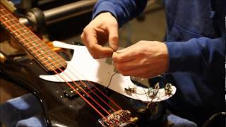 How to install an Aguilar OBP2 Bass Preamp [upl. by Xirtaeb]