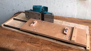 How I Made My Mini Planer  Reusing an Old Planer with a Broken Handle and Slide [upl. by Eibor]