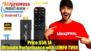 Unboxing and Review Is the LEMFO TV98 TV Stick the Ultimate 8K Streaming Device of [upl. by Adidnac]