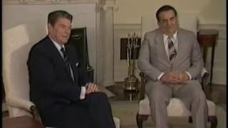 President Reagans during a Visit of President Roberto Suazo Cordova of Honduras on May 21 1985 [upl. by Blanka298]