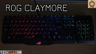 Asus ROG Claymore RGB Gaming Keyboard Review [upl. by Nesyaj]