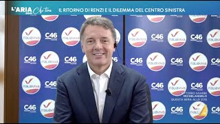 Matteo Renzi ospite a L aria che tira  18092024 [upl. by Sivahc]