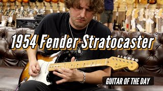 1954 Fender Stratocaster Sunburst FIRST YEAR  Guitar of the Day [upl. by Notsirk240]