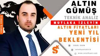 ALTIN VE GÜMÜŞ ANALİZİ YENİ YIL BEKLENTİSİ [upl. by Nolham]