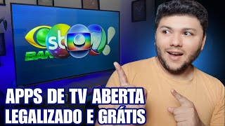 2 Grandes APPs DE TV ABERTA pra SmarTV de GRAÇA [upl. by Denys]