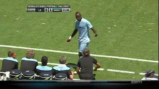 Balotelli Failed Trick Shot and Substitution [upl. by Nohsal351]