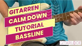 Gitarrentutorial Die Bassline zu Calm Down von Rema und Selena Gomez [upl. by Slavin]