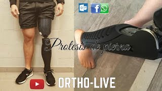 PRÓTESIS DE PIERNA ALTA TECNOLOGÍA  ORTHOLIVE [upl. by Ativ]