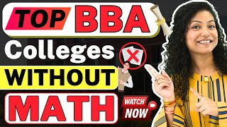 🔥Top BBA Colleges in India Without Maths BBA Admissions 2024  BBA Without Maths bba viral [upl. by Feigin]