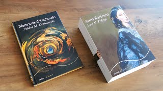 Unboxing  Memorias del subsuelo  Dostoievski  Anna Karenina  Tolstoi Editorial Alba [upl. by Charters]