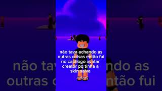 Fazendo minha skin fixa do canal vai ter transformação roblox foryou [upl. by Shira]