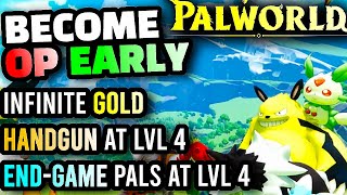 Palworld The BEST POSSIBLE START for New Players Best Pals To Use Fastest Way To Level Up OP Gear [upl. by Nugent219]