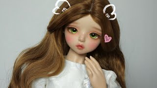 BJD  리나슈슈 밀크코코아 라비니아 개봉기 🤎🪽 LINACHOUCHOU MILKCOCOA LAVINIA UNBOXING💗 [upl. by Hackathorn]