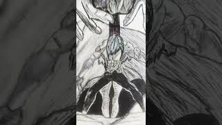 Ryoiki tenKai drawing maitoyoutubeshorts anime ytshorts art [upl. by Gardel]