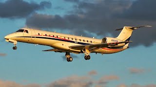 4K  Minneapolis St Paul Airport Evening Spotting [upl. by Rusell960]